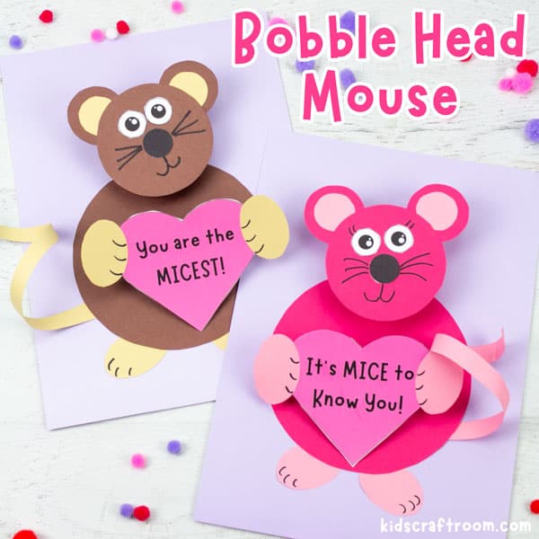 Bobble Head Mouse Craft