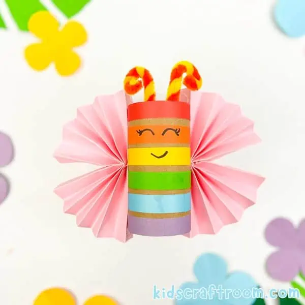 Rainbow Butterfly Craft 