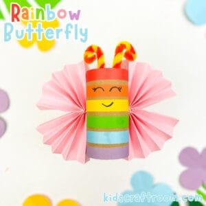 Rainbow Butterfly Craft