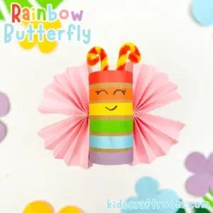 Rainbow Butterfly Craft