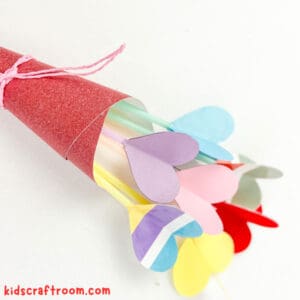 Heart Bouquet Craft For Kids