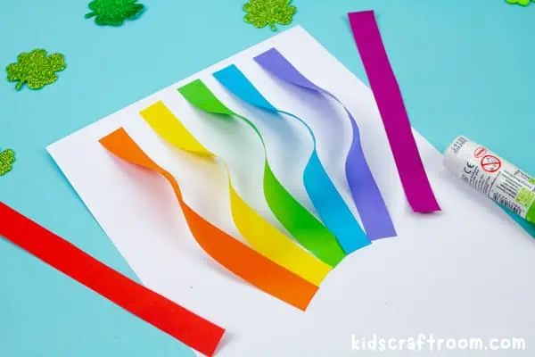 How to make a rainbow pot of gold craft step 4.