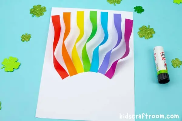 How to make a rainbow pot of gold craft step 5.