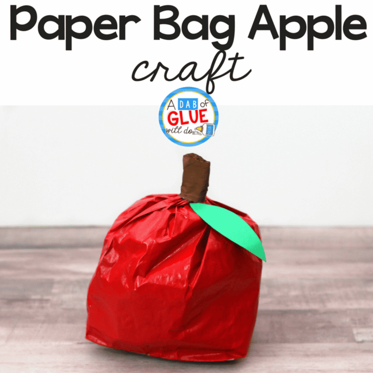 Image for Paper Bag Apple Craft