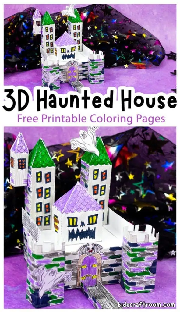 haunted house pictures to print