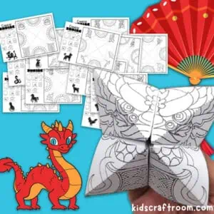 Chinese New Year Cootie Catcher (Free Printable)