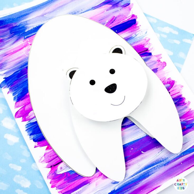 Image for 3D Polar Bear Winter Craft