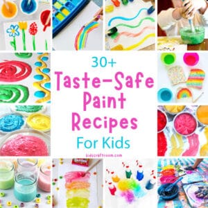 32 Best Taste Safe Paint Recipes for Babies and Toddlers