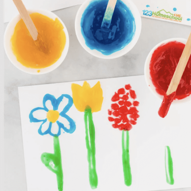 Image for Painting with Edible Marshmallow Paint 